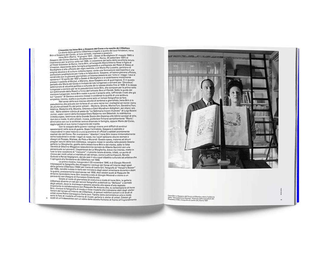Irene Brin, Gaspero Del Corso e La Galleria L'Obelisco
