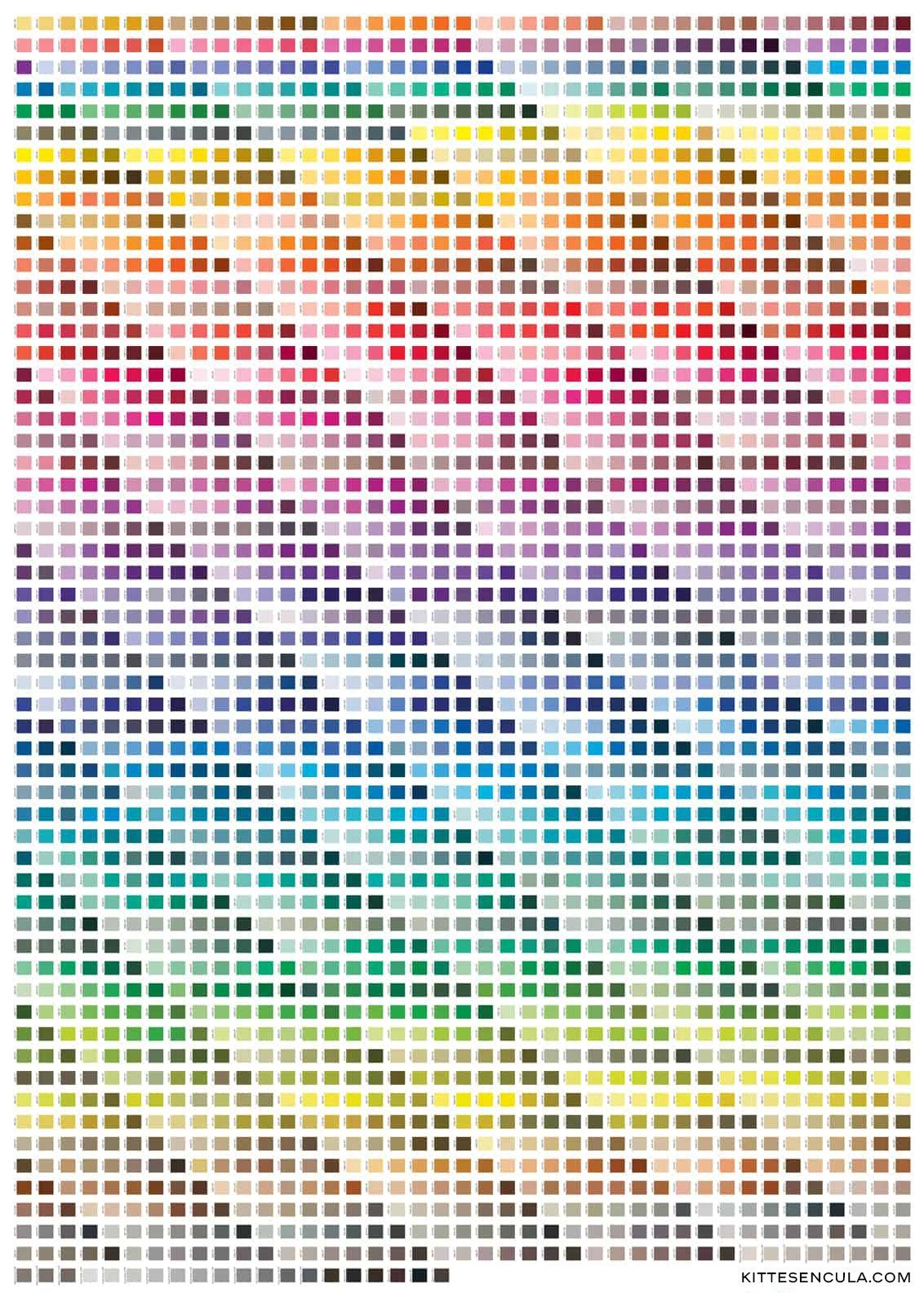 KANTONE® by Kittesencula free Adobe color palette plugin with 1280 Pantone-like colors