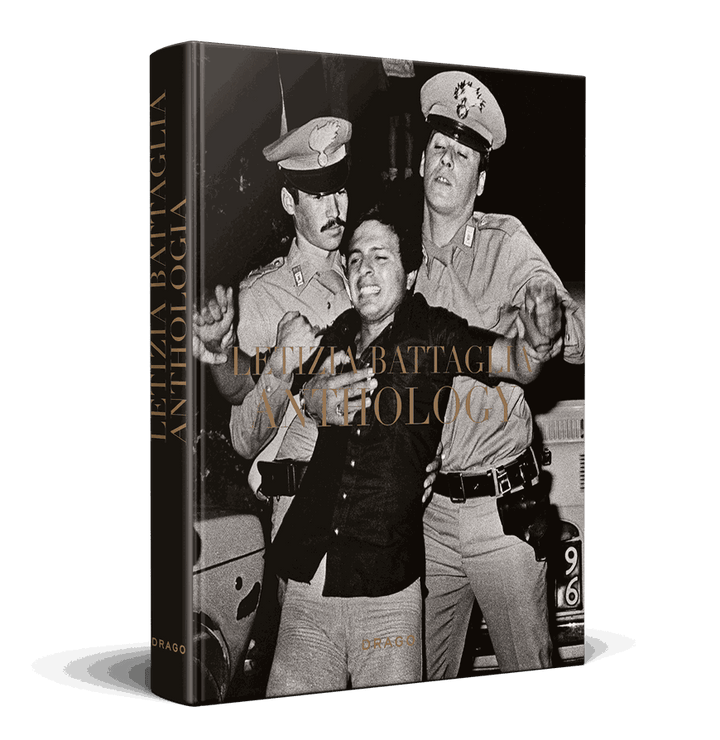 Letizia Battaglia Anthology hardcover book featuring iconic black and white Mafia-era photography by Letizia Battaglia