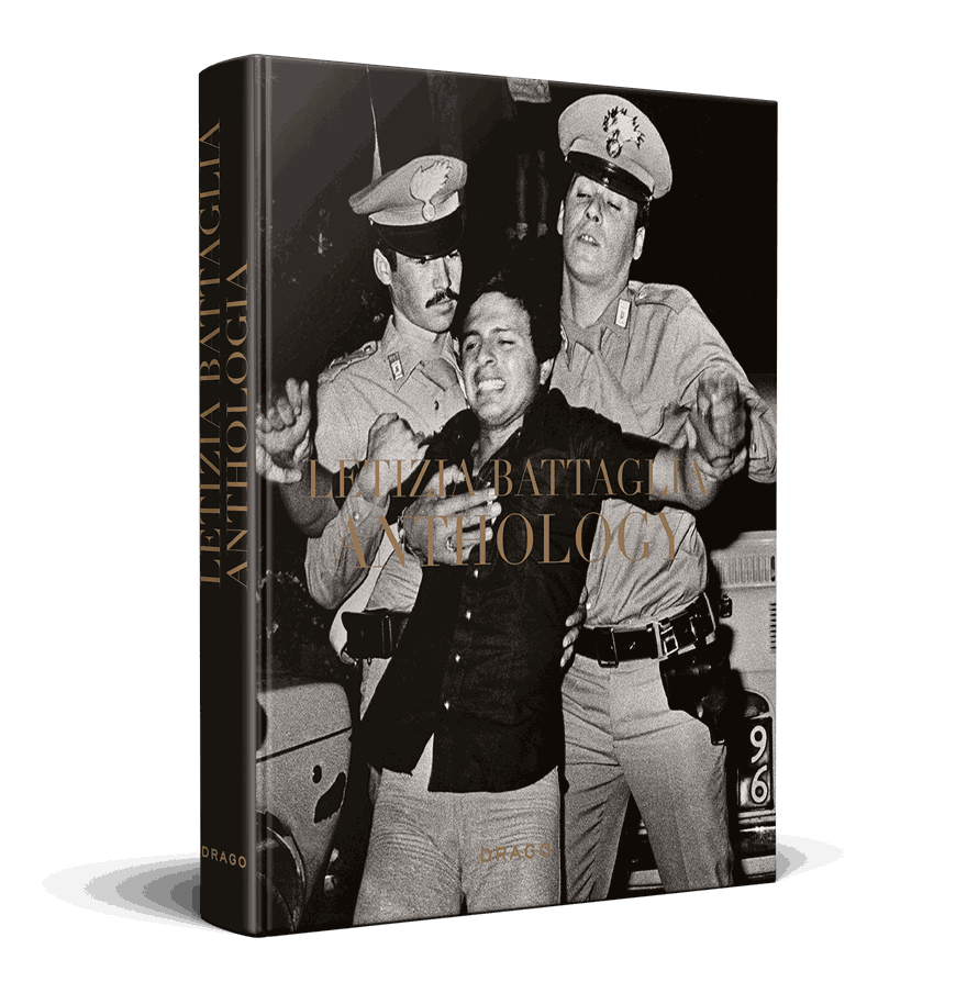 Letizia Battaglia Anthology hardcover book featuring iconic black and white Mafia-era photography by Letizia Battaglia
