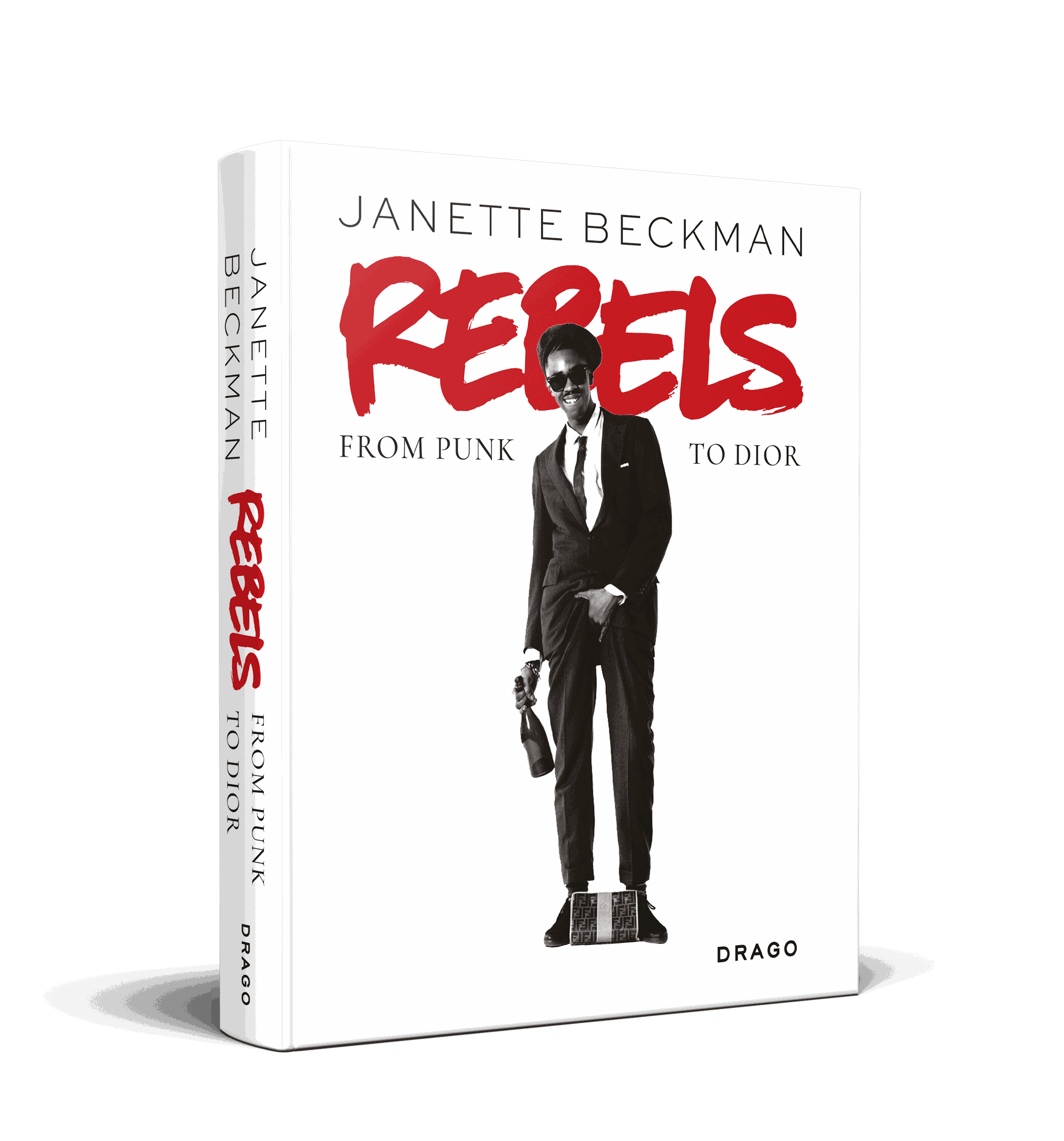 Janette Beckman Rebels hardcover book from punk to Dior with black and white photo on cover