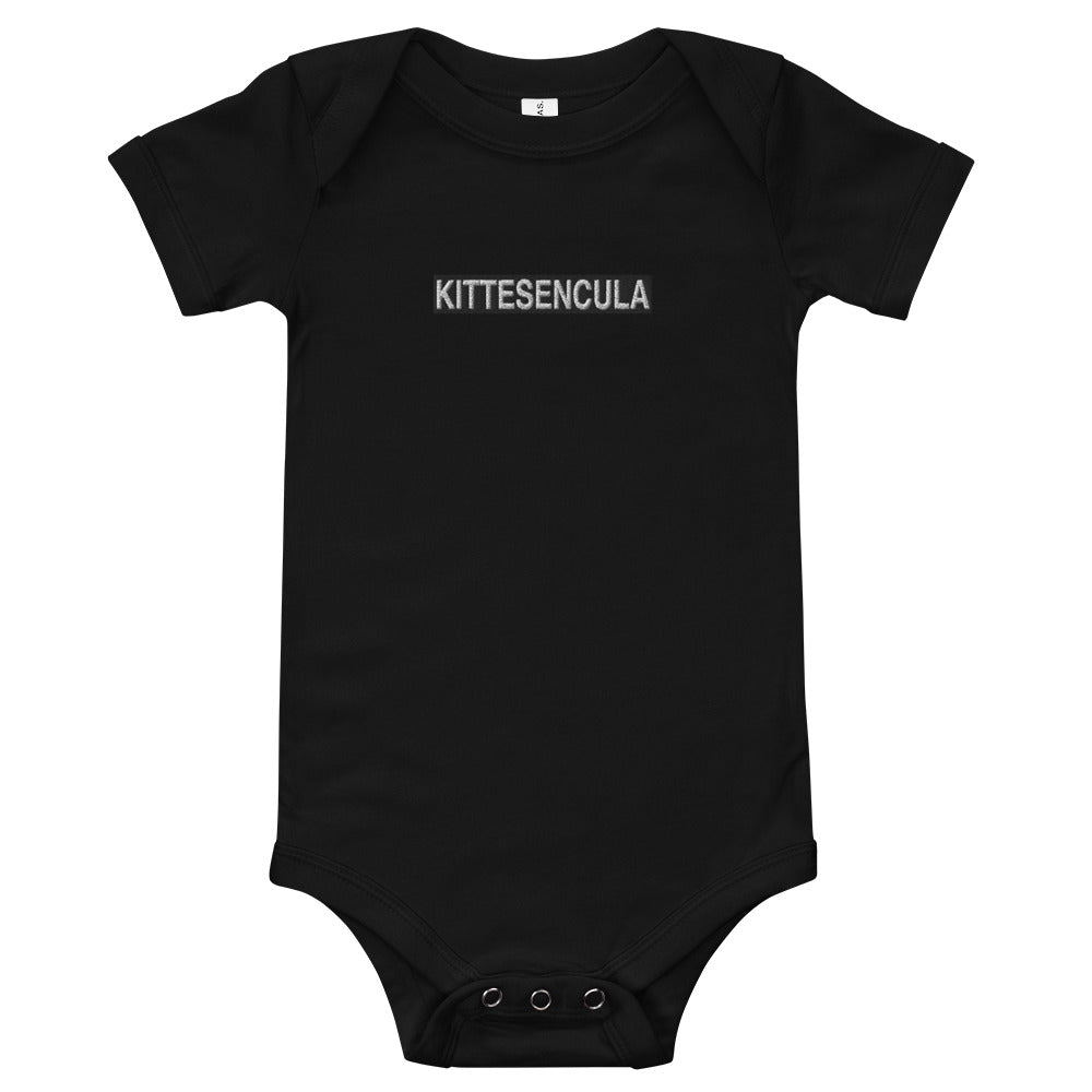Baby Kittesencula Embroidered  short sleeve - Kittesencula