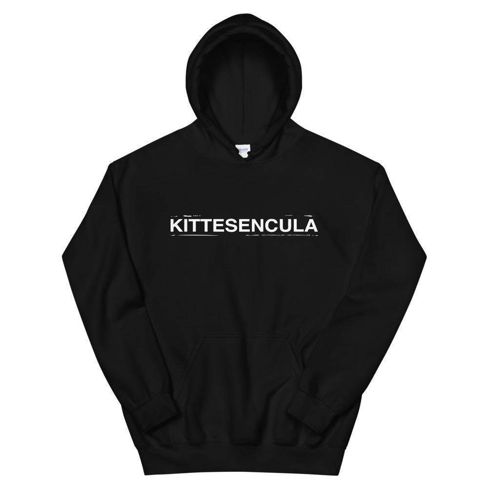 Black Kittesencula "Chronic" Hoodie with double-lined hood and front pouch pocket