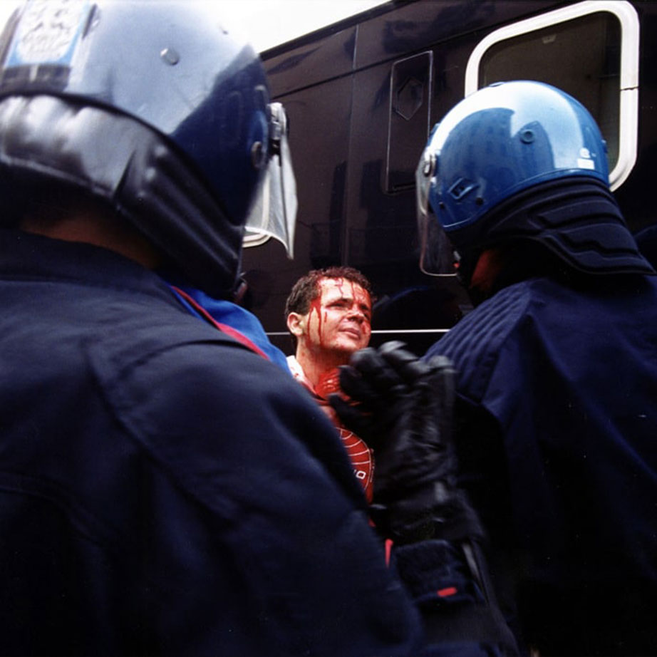 Eligio Paoni g8 Genova Giuliani Black Block Reporters