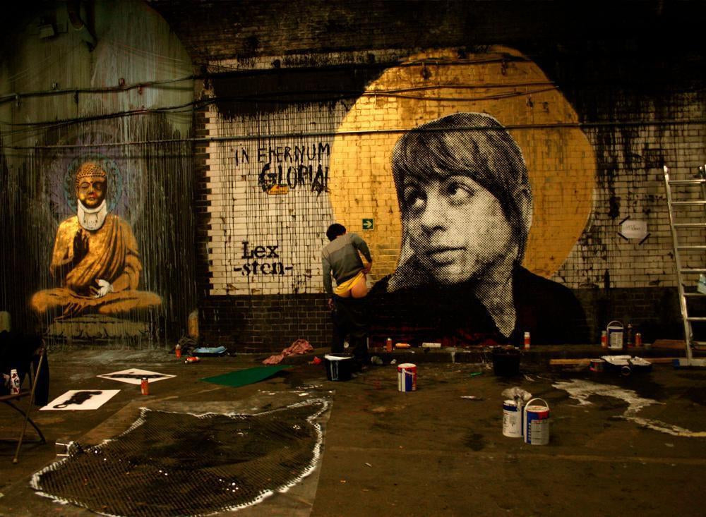 Sten & Lex, Stencil Poster-Kittesencula