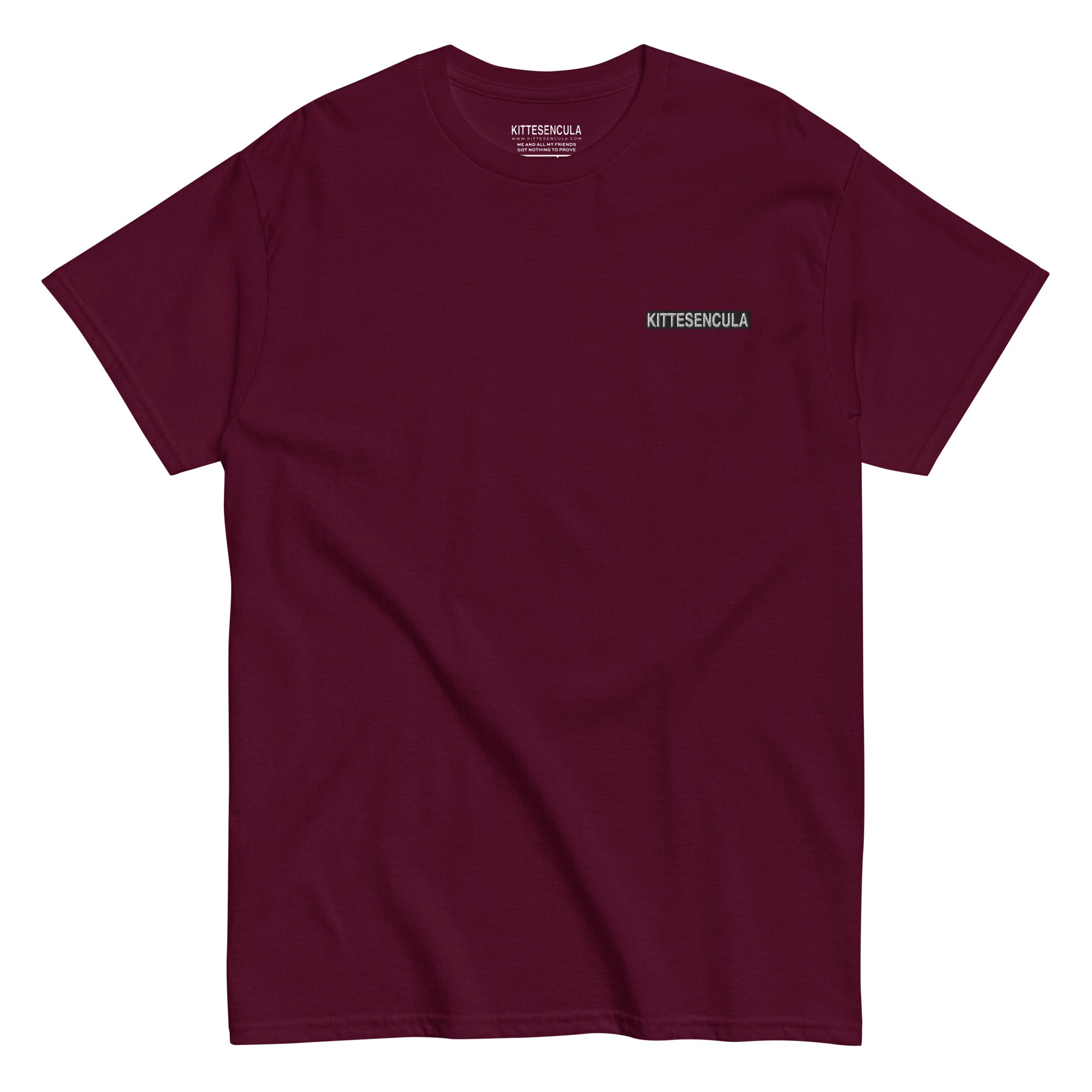 Kittesencula T-Shirt / Embroidered Black Logo