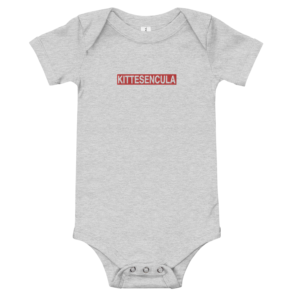 Baby Kittesencula Embroidered  short sleeve - Kittesencula