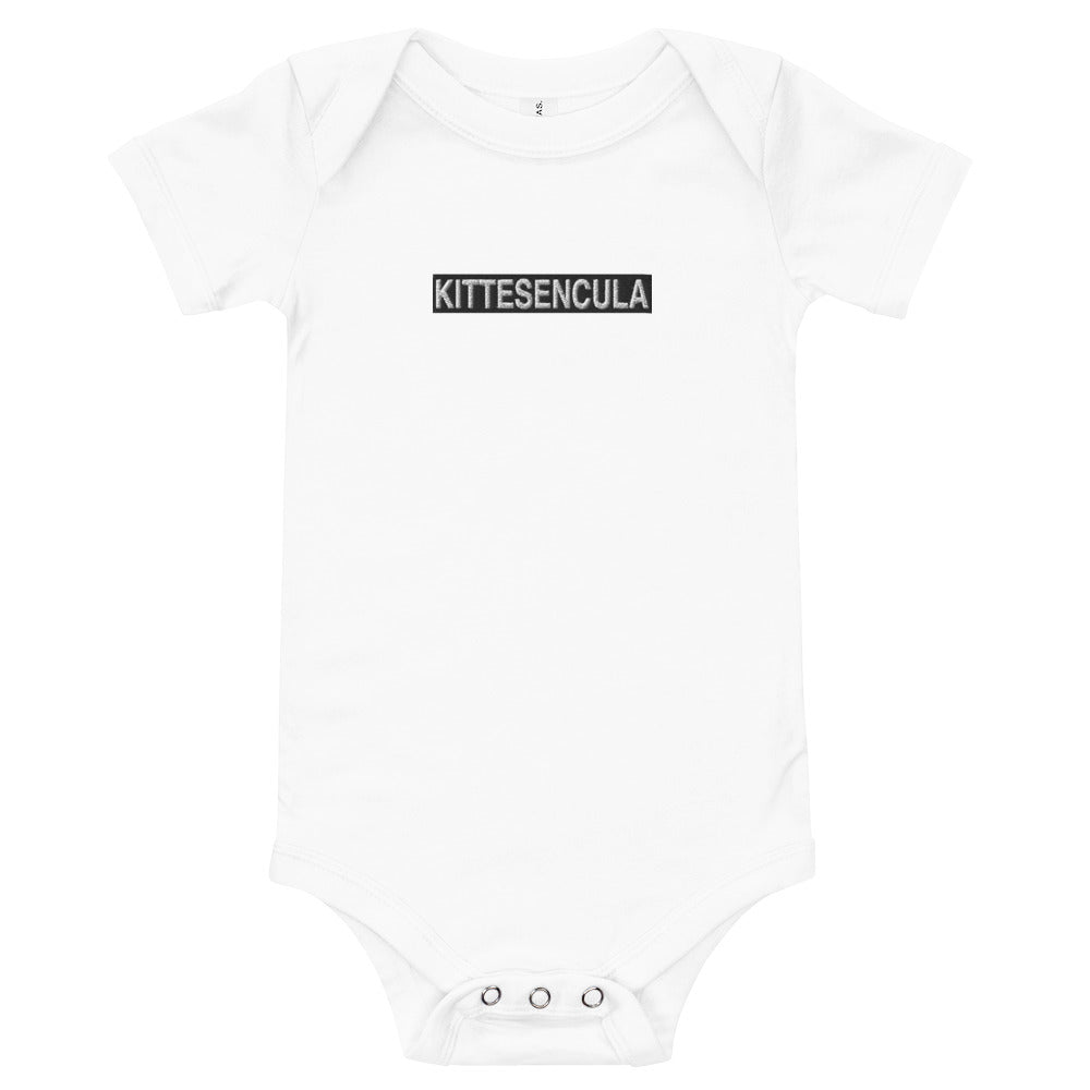 Baby Kittesencula Embroidered  short sleeve - Kittesencula