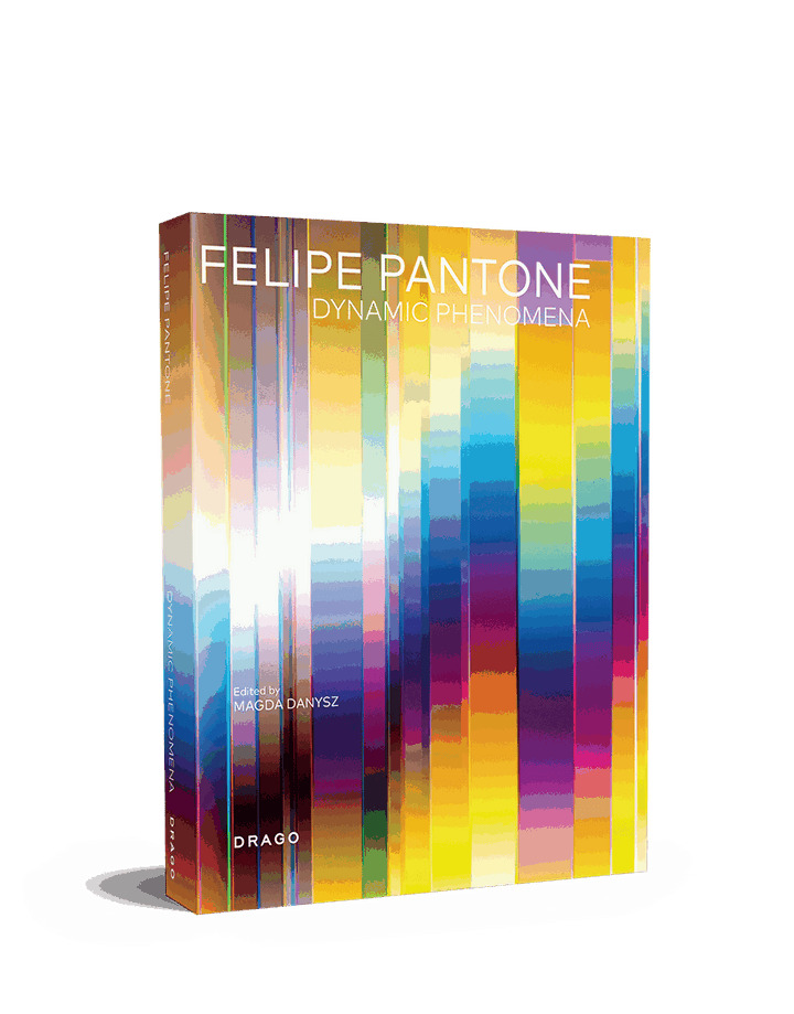 Felipe Pantone Dynamic Phenomena art exhibition catalogue with colorful geometric design cover