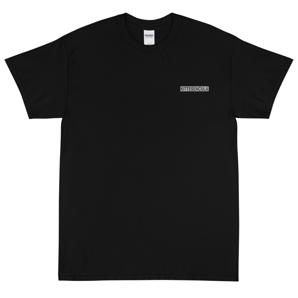 Kittesencula T-Shirt / Embroidered White Logo - Kittesencula