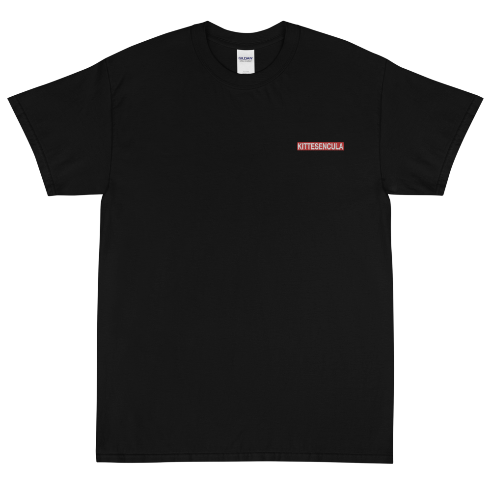 Kittesencula T-Shirt / Embroidered Red Logo - Kittesencula