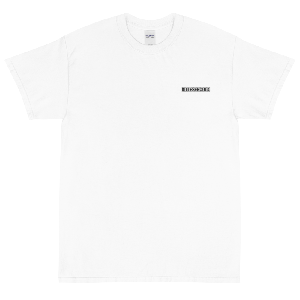 Kittesencula T-Shirt / Embroidered White Logo - Kittesencula