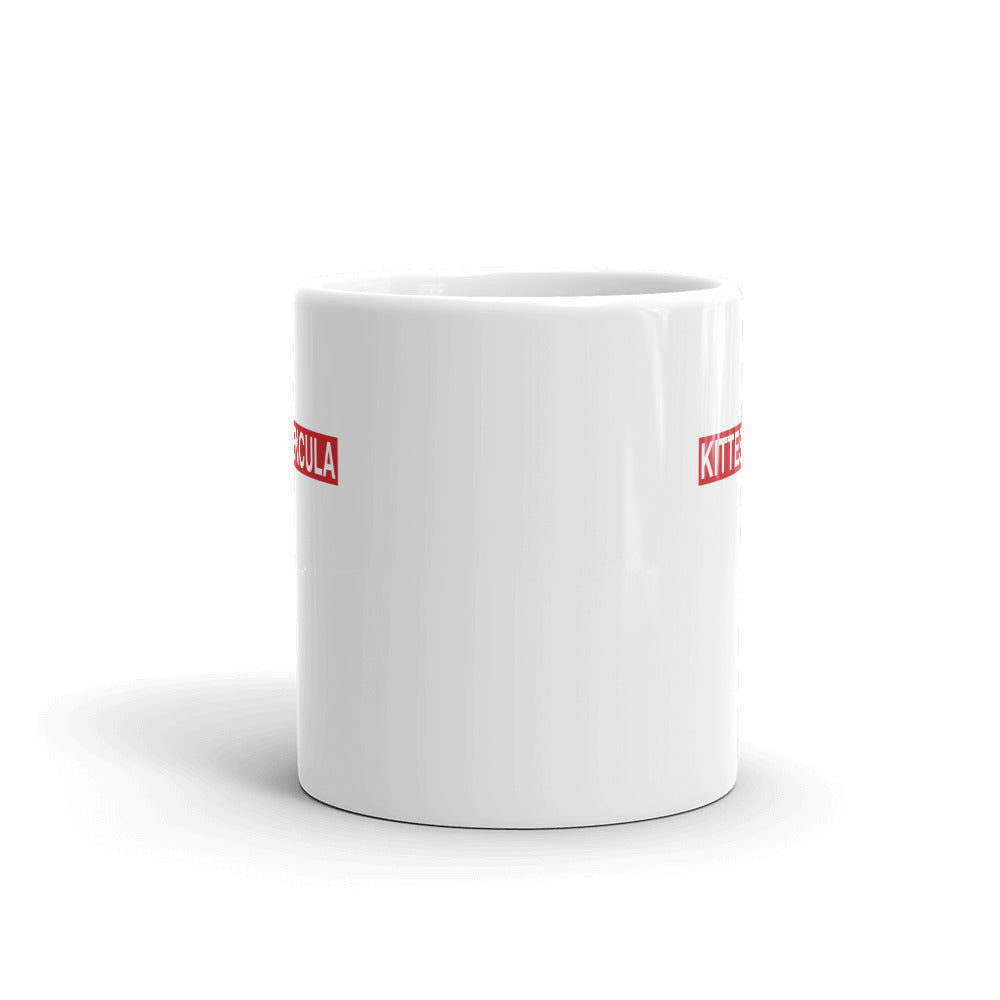 Kittesencula White glossy mug - Kittesencula